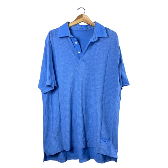 Men's Blue Southern Marsh Polo Shirt XL - Picture 1 of 6